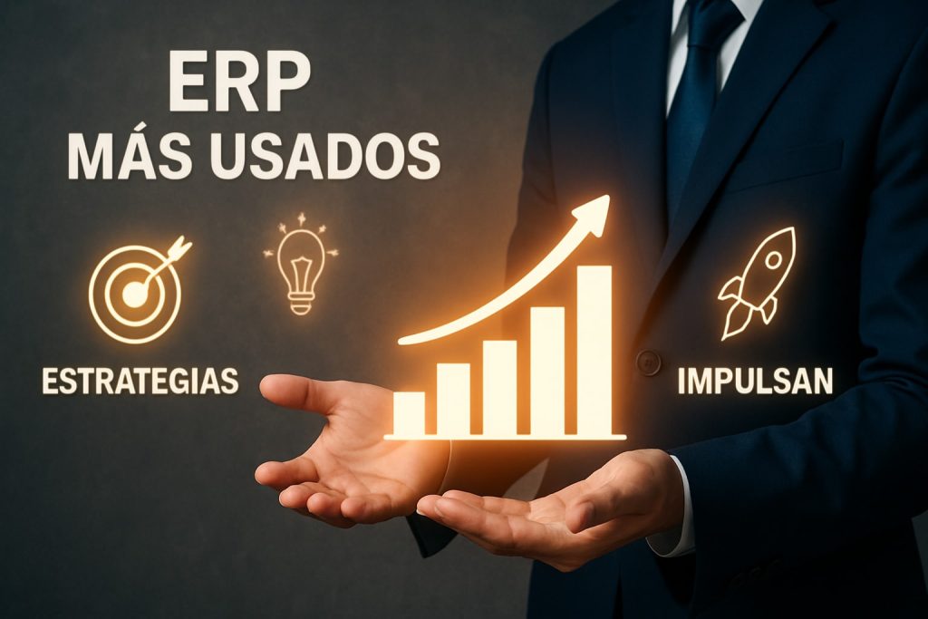 Descubre las 7 estrategias de ERP mas usados que optimizan procesos y potencian tu negocio en 2026. Mejora eficiencia y toma decisiones inteligentes hoy.