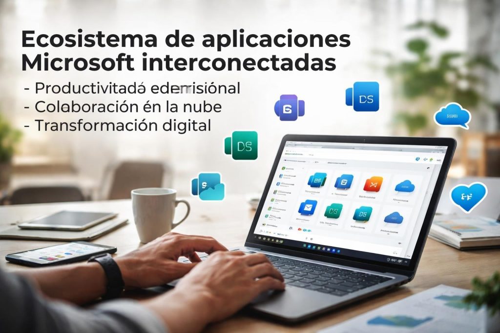 Descubre cómo las aplicaciones Microsoft impulsan la transformación digital empresarial. Guía profesional con herramientas clave en 2026.