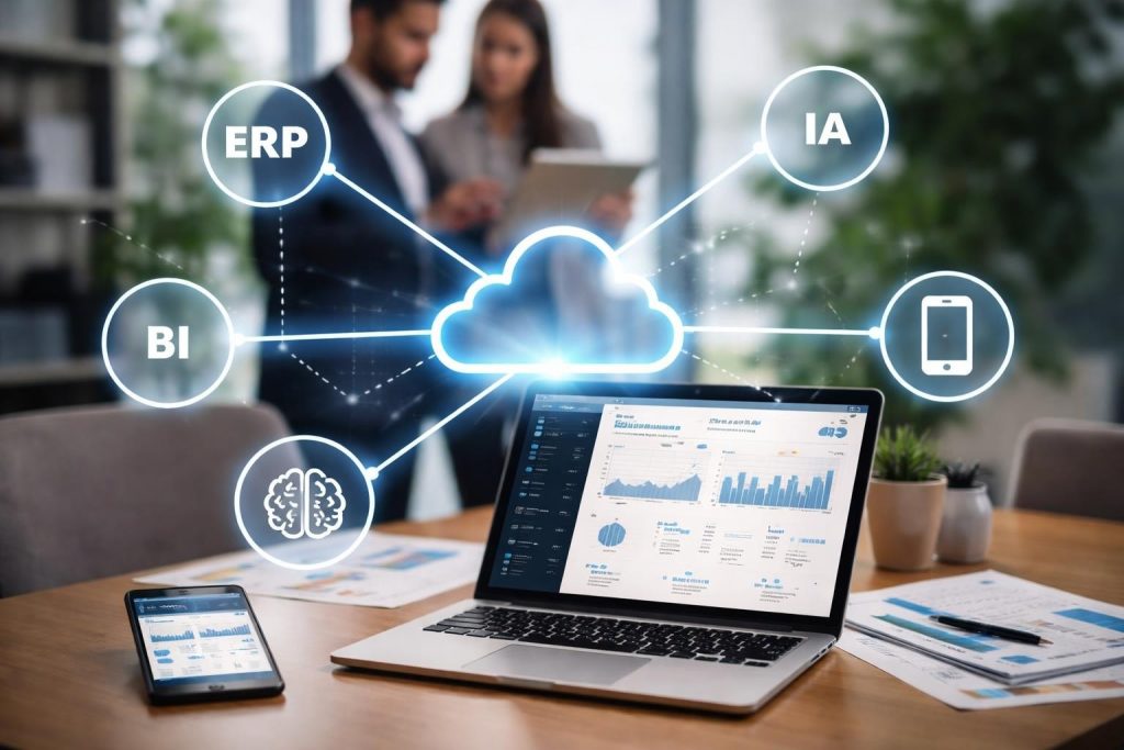 Descubre las mejores apps para negocio en 2026 y cómo la transformación digital impulsa la competitividad empresarial con soluciones ERP e IA.
