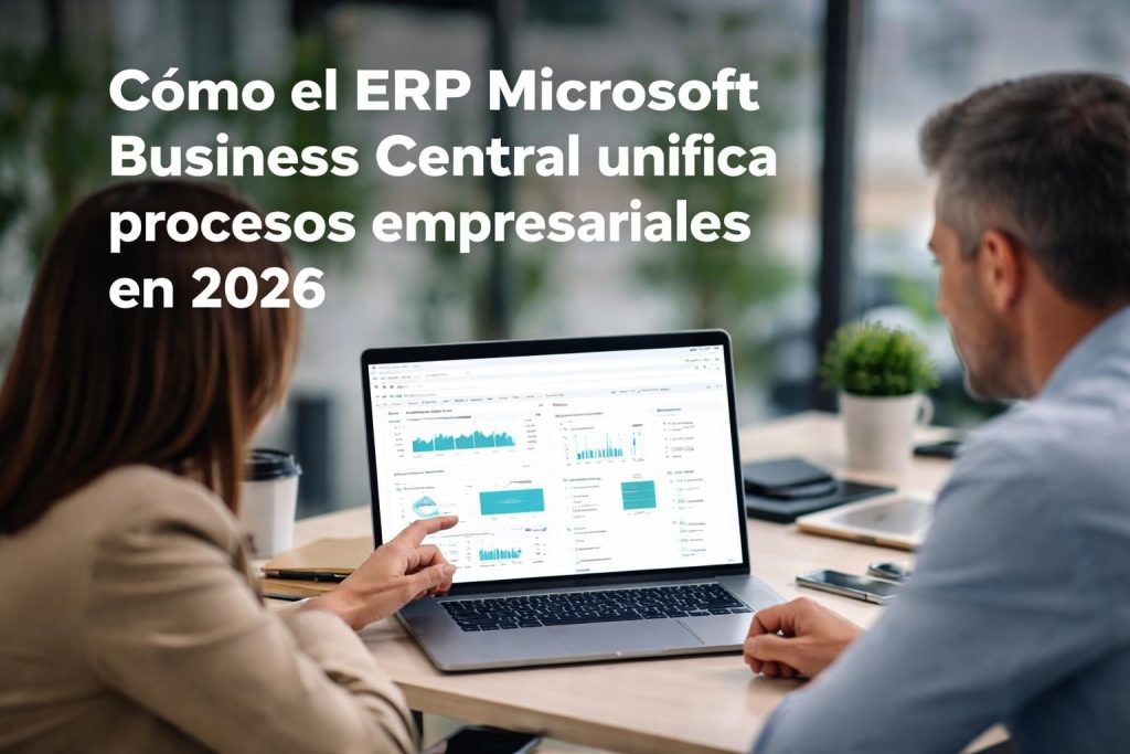 Descubre cómo ERP Microsoft Business Central transforma la gestión empresarial con integración cloud, automatización y datos en tiempo real.