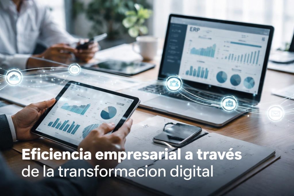 Descubre cómo mejorar la eficiencia en una empresa mediante transformación digital, automatización y optimización de recursos empresariales.