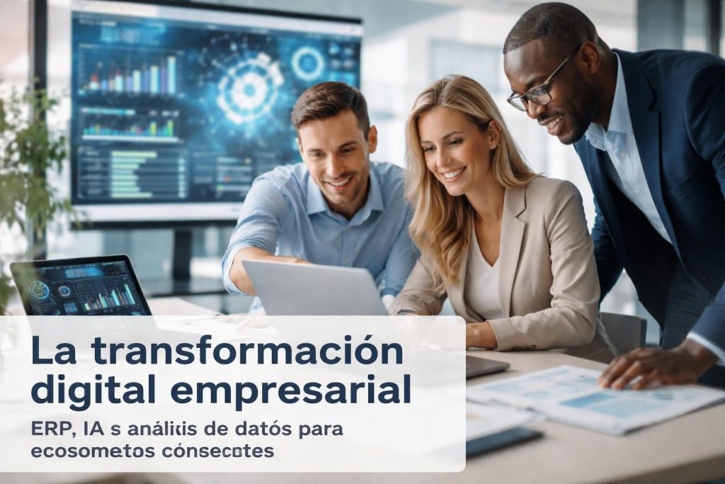 Descubre cómo la transformación digital redefine la competitividad empresarial mediante ERP, IA y Business Intelligence en 2026.