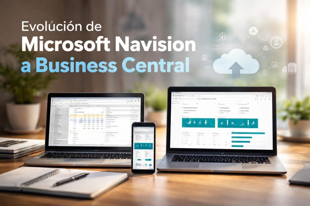 Descubre cómo Microsoft Navision Business Central transforma la gestión empresarial con ERP en la nube, inteligencia artificial y automatización.