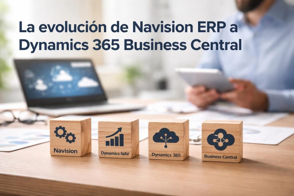 Descubre cómo Navision ERP ha evolucionado hasta Microsoft Dynamics 365 Business Central y transforma la gestión empresarial moderna.