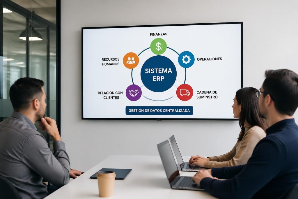 Descubre cómo los sistemas ERP optimizan procesos empresariales, integran departamentos y mejoran la competitividad en la era digital.
