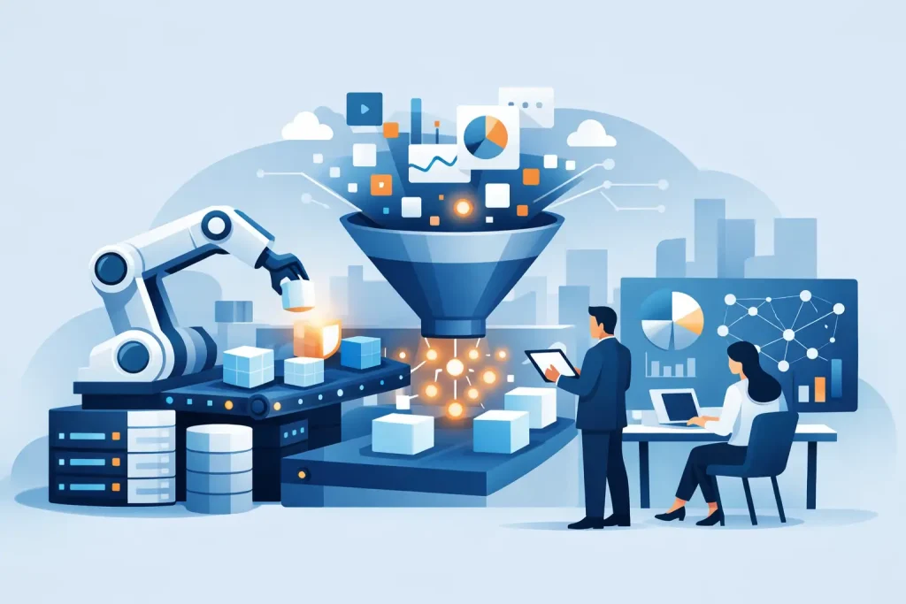 Fabricación de datos inteligentes en la empresa